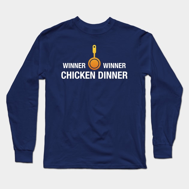 Battlegrounds Winner Winner Chicken Dinner - PUBG Gaming Long Sleeve T-Shirt by gam1ngguy